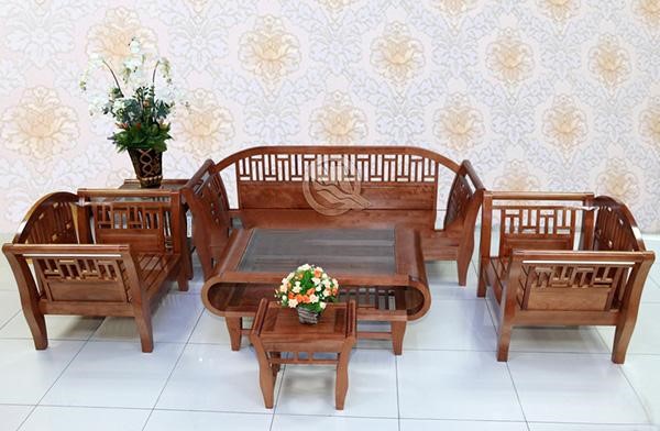 Bộ bàn ghế gỗ sồi tay hộp - SP21