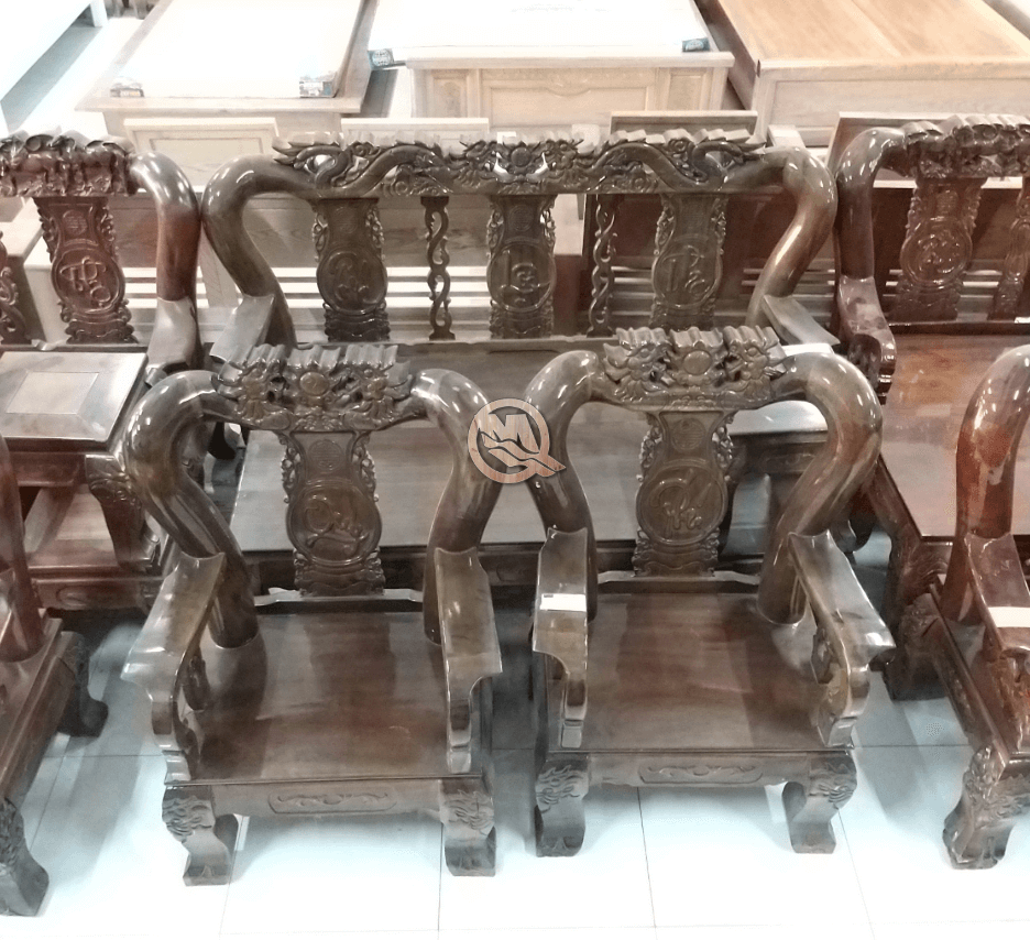 Bộ sofa đỉnh rồng gỗ tràm - SP656