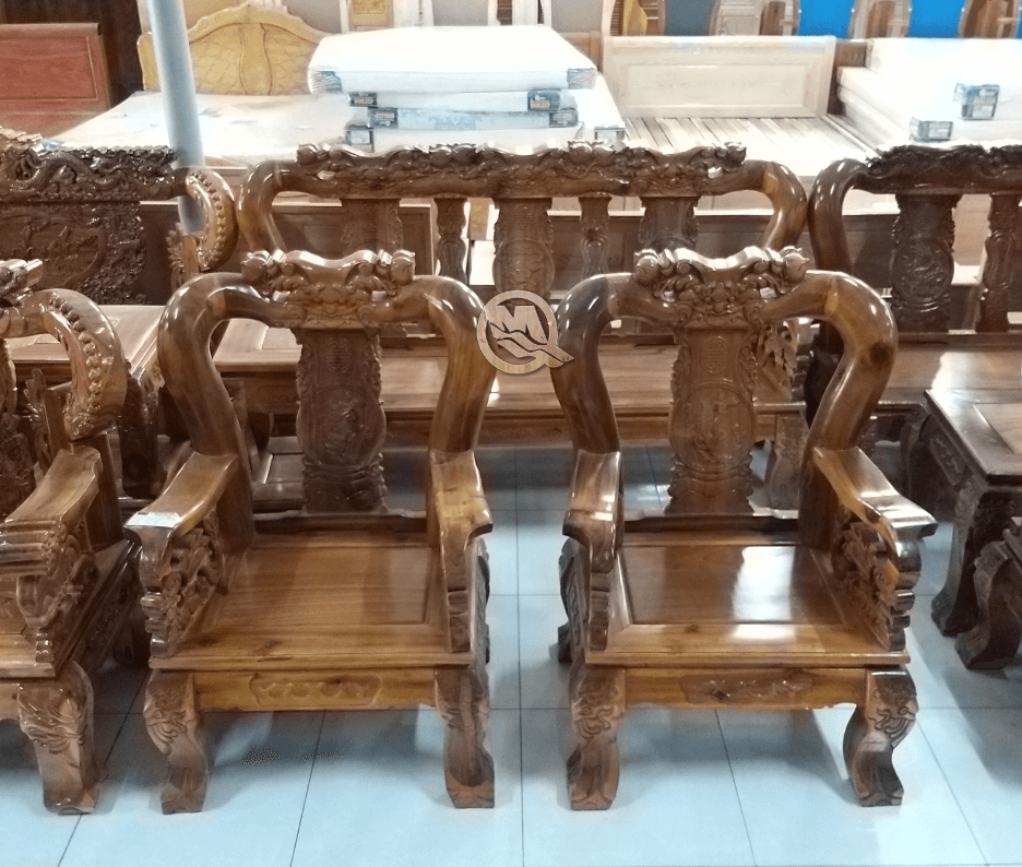 Bộ sofa đỉnh voi gỗ tràm - SP653