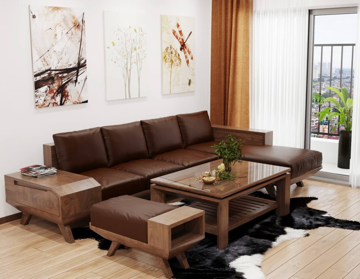 Top 100 mẫu bàn ghế gỗ phòng khách đơn giản