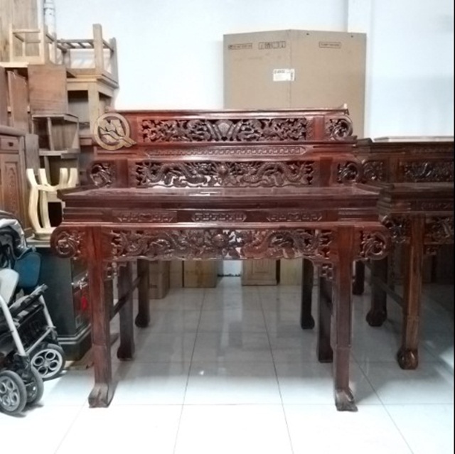 BÀN THỜ 3 TẦNG MUỒNG TAY CUỐN 154CM - SP651