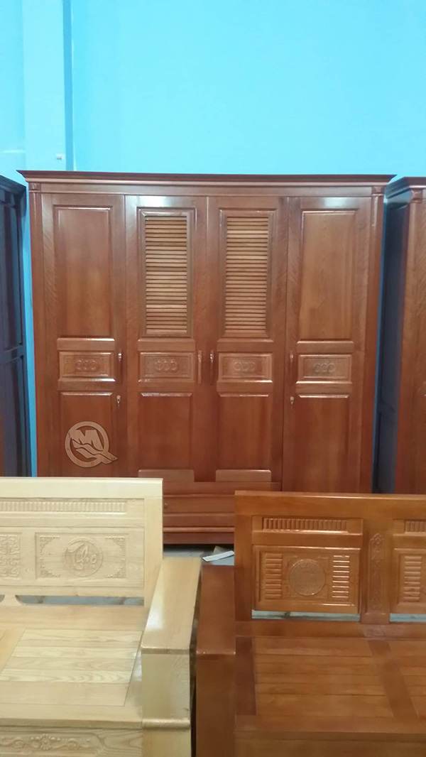 Tủ quần áo gỗ 4 cánh SP548